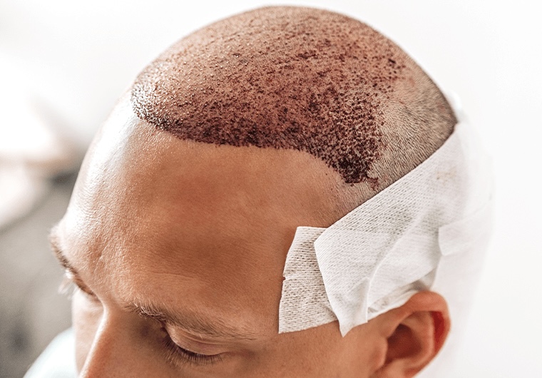 DHI hair transplant procedure in Prishtina